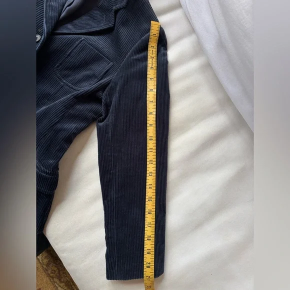 Boys Size M Navy Corduroy Sportcoat - Picture 8 of 10